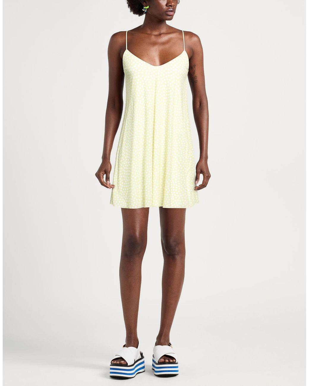 Fisico White Mini Dress Polyamide, Elastane
