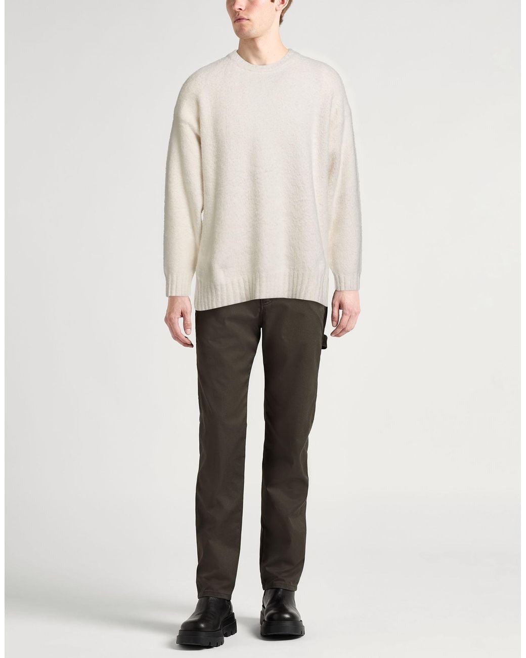 Roberto Collina White Sweaters for men