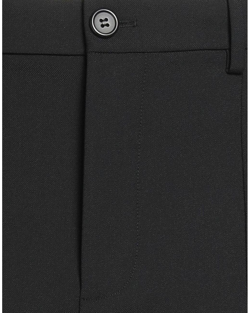 Helmut Lang Black Pants Polyester, Virgin Wool, Elastane for men