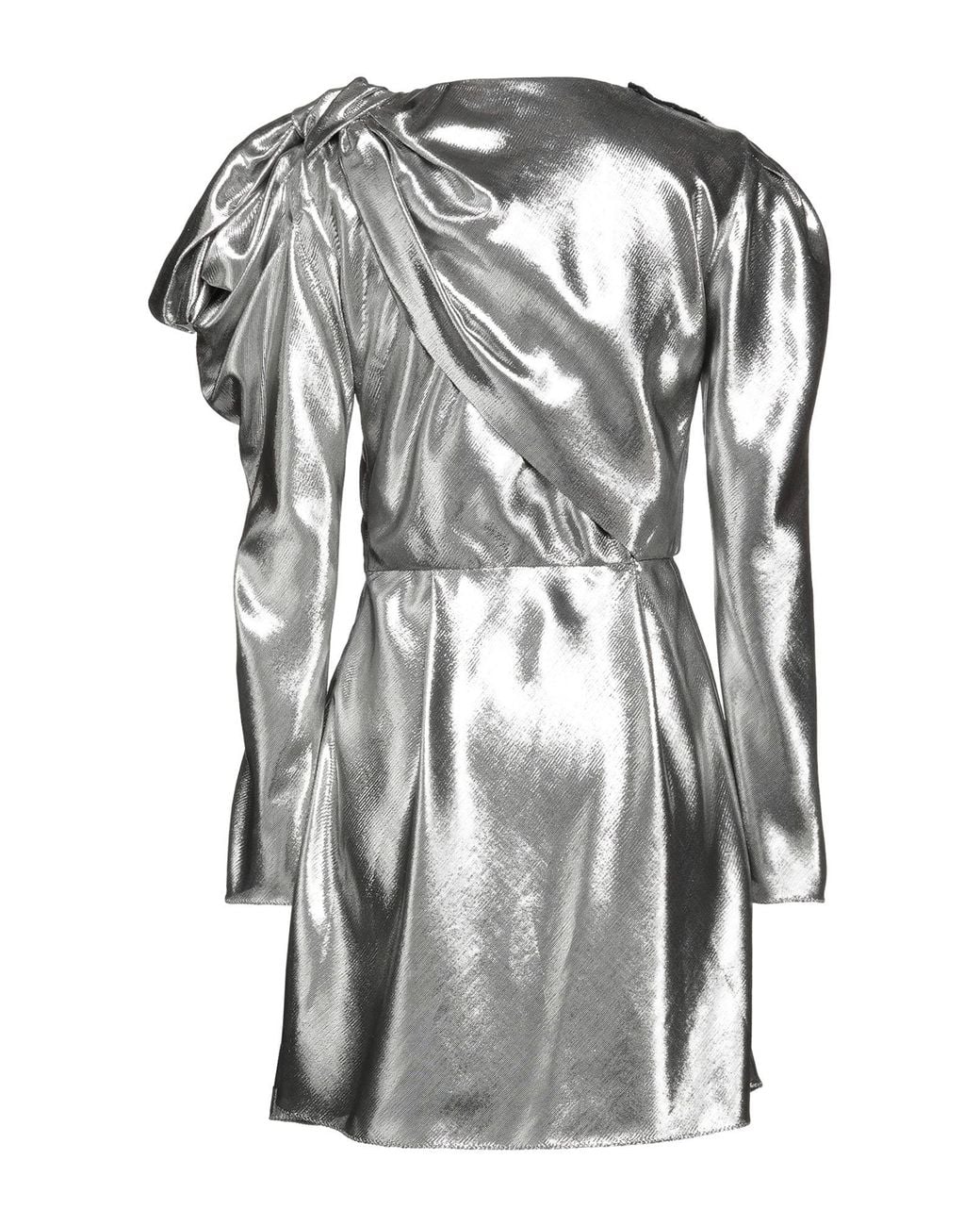 Alberta Ferretti Gray Mini Dress