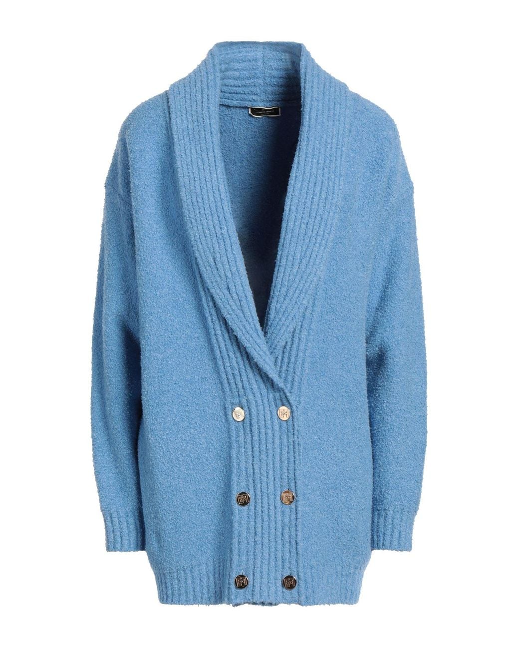 Elisabetta Franchi Blue Cardigan