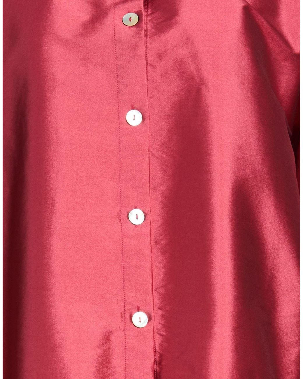 ALEX INGH Red Brick Shirt Polyester
