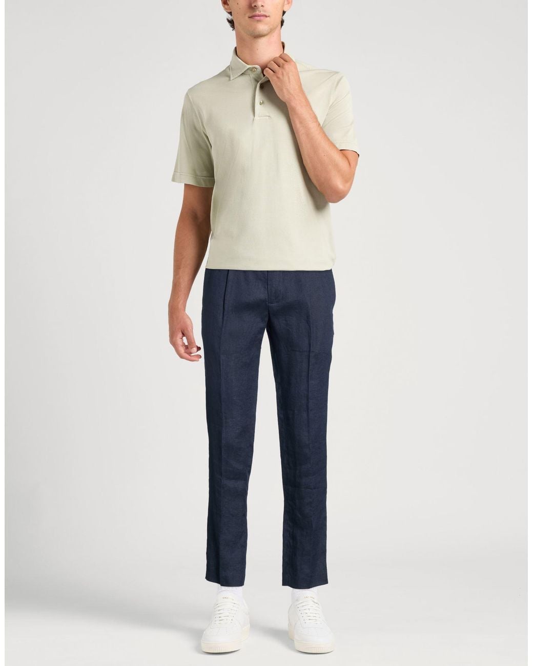 Daniele Alessandrini Blue Trouser for men