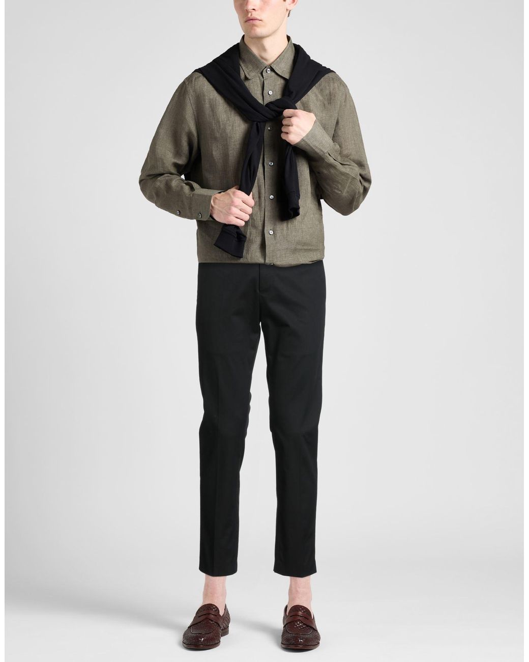 PT Torino Black Trouser for men