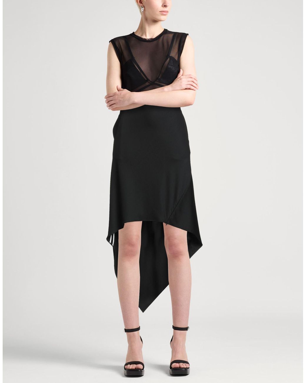 Helmut Lang Black Mini Skirt
