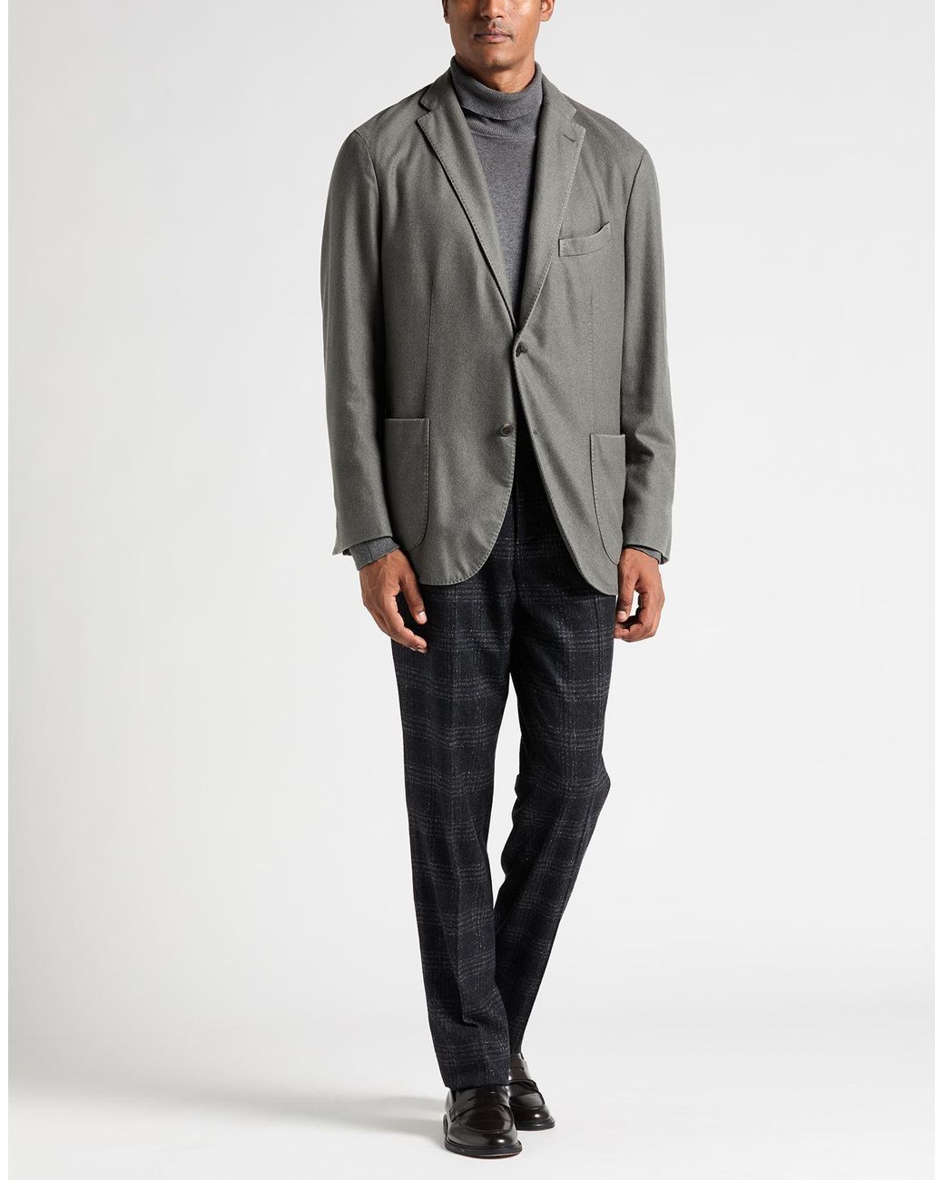Boglioli Gray Blazer Cashmere for men