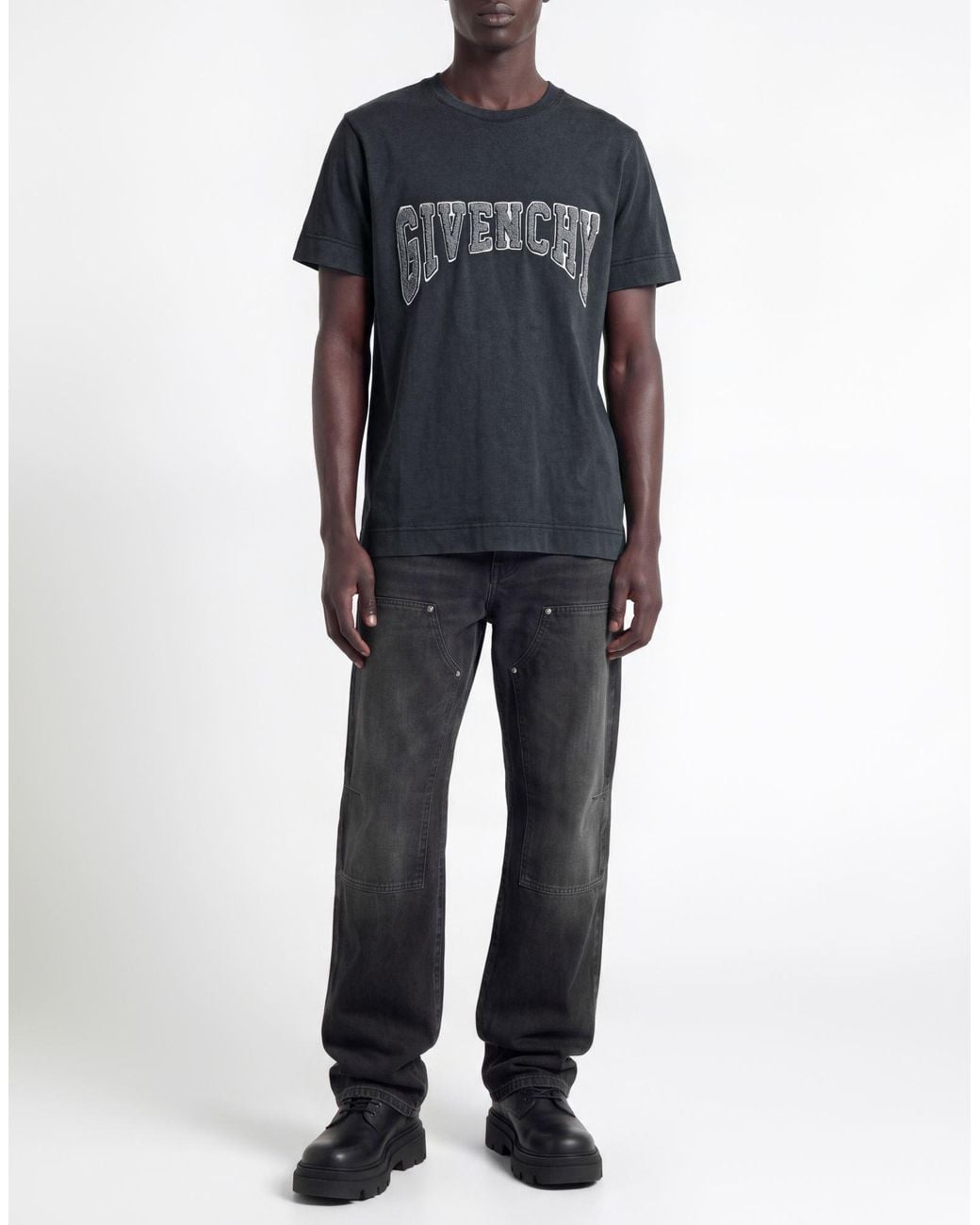 Givenchy Black T-Shirt Cotton for men