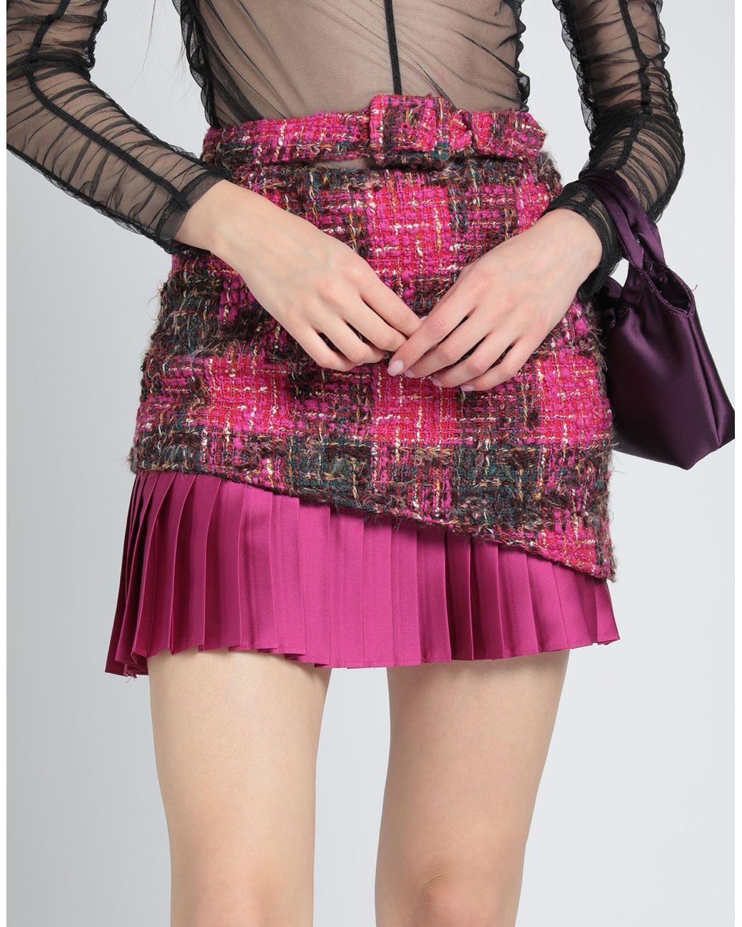 ANDERSSON BELL Red Mini Skirt