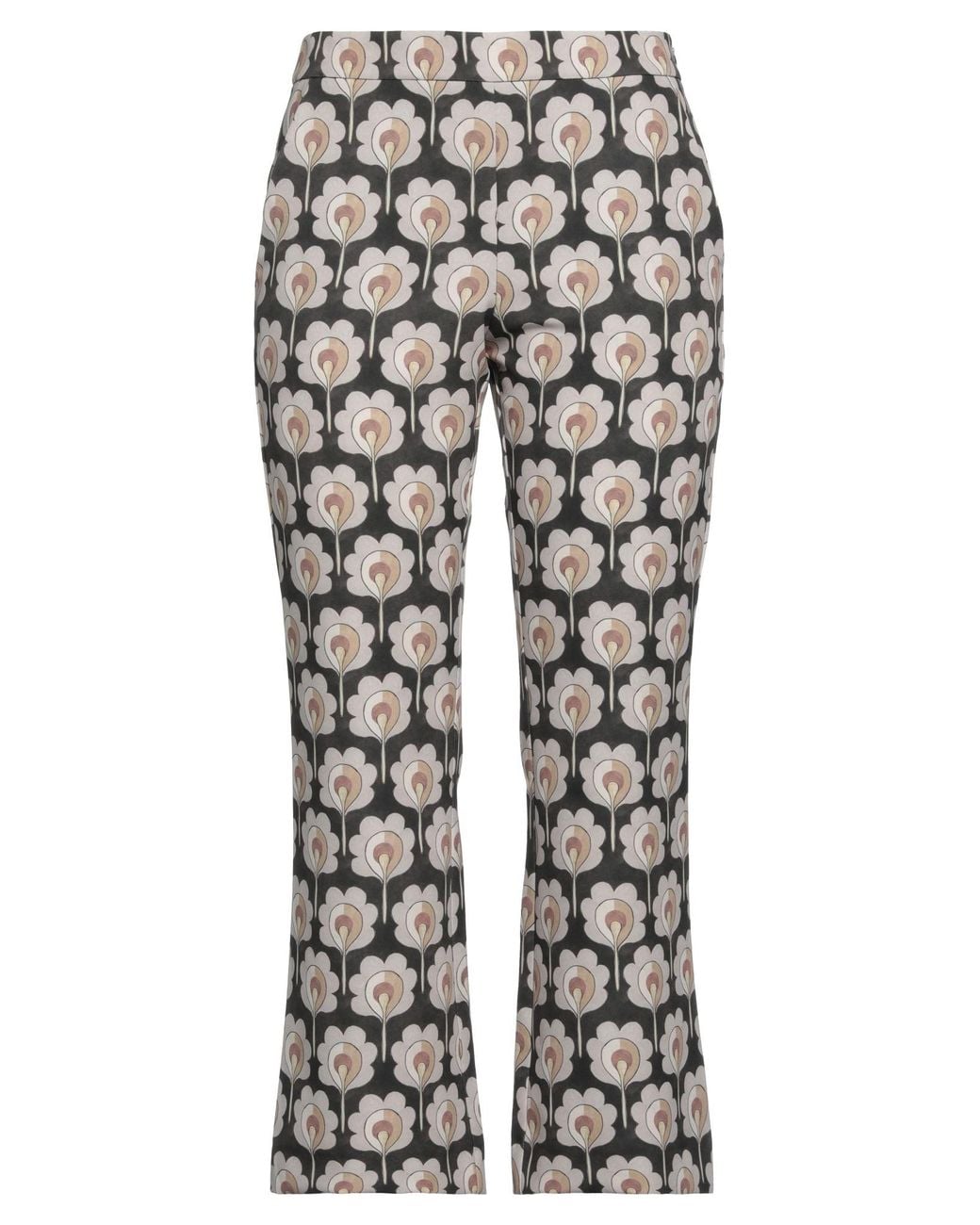 Maliparmi Gray Pants Polyester, Elastane