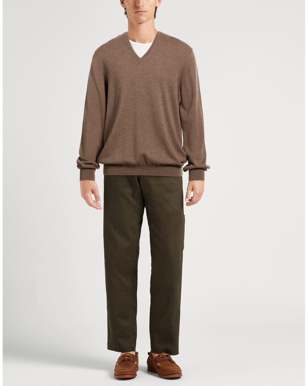 Pullover di Gran Sasso in Brown da Uomo