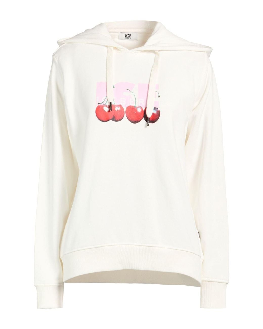Ice Iceberg White Sweatshirt Cotton