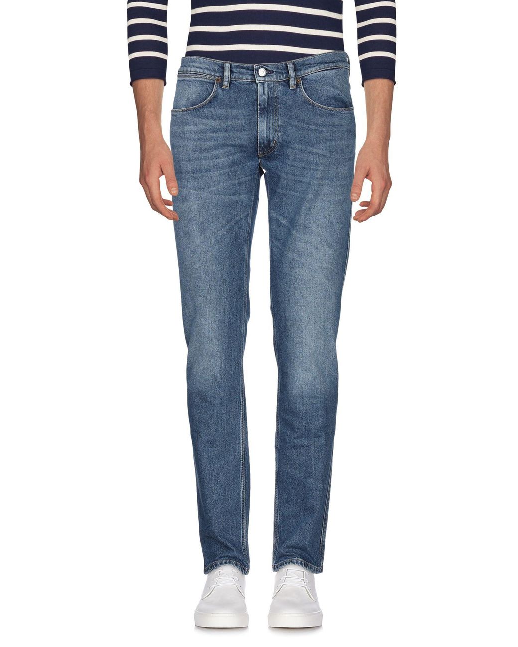 Acne Blue Denim Trousers for men
