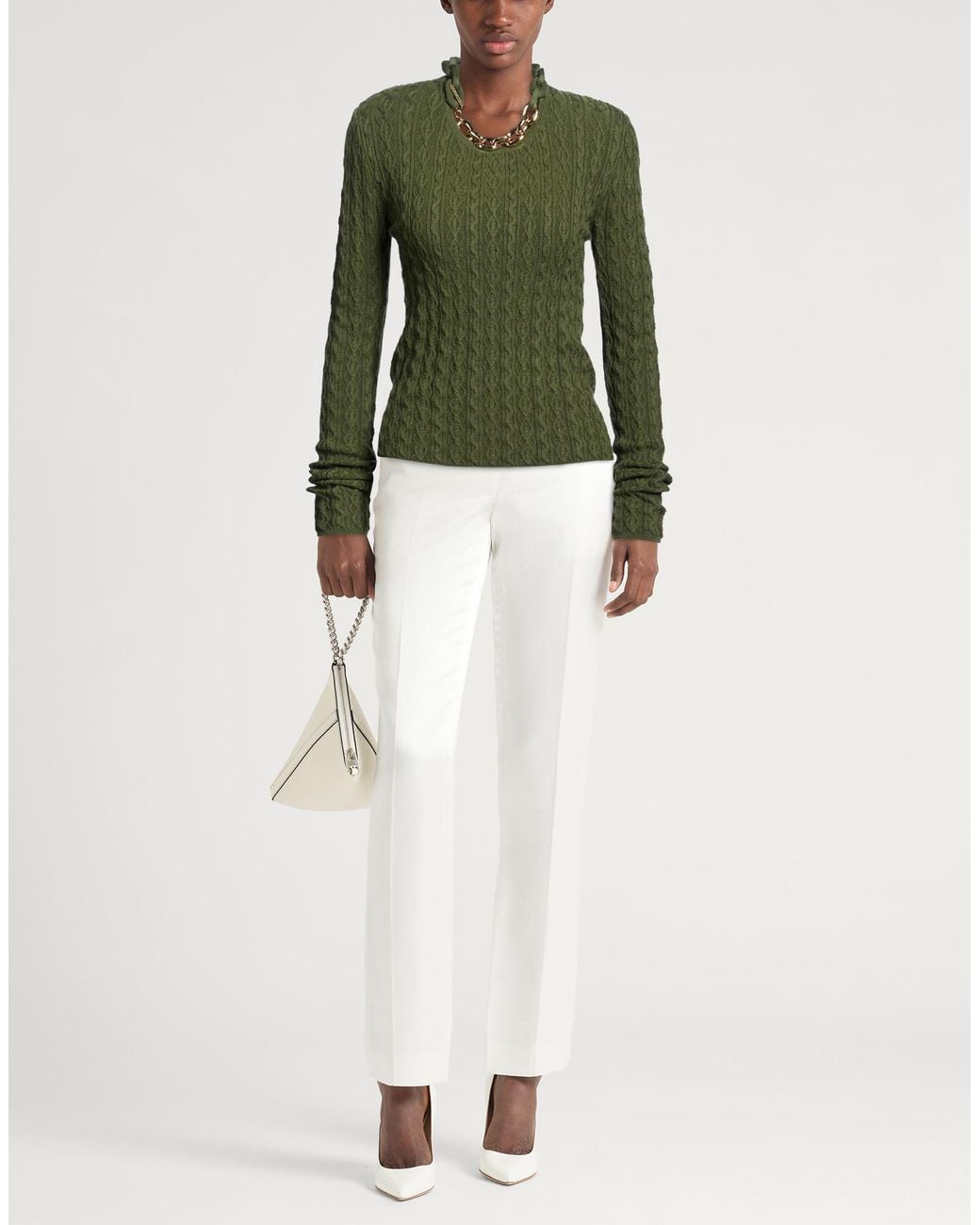 Pullover Rabanne de color Green