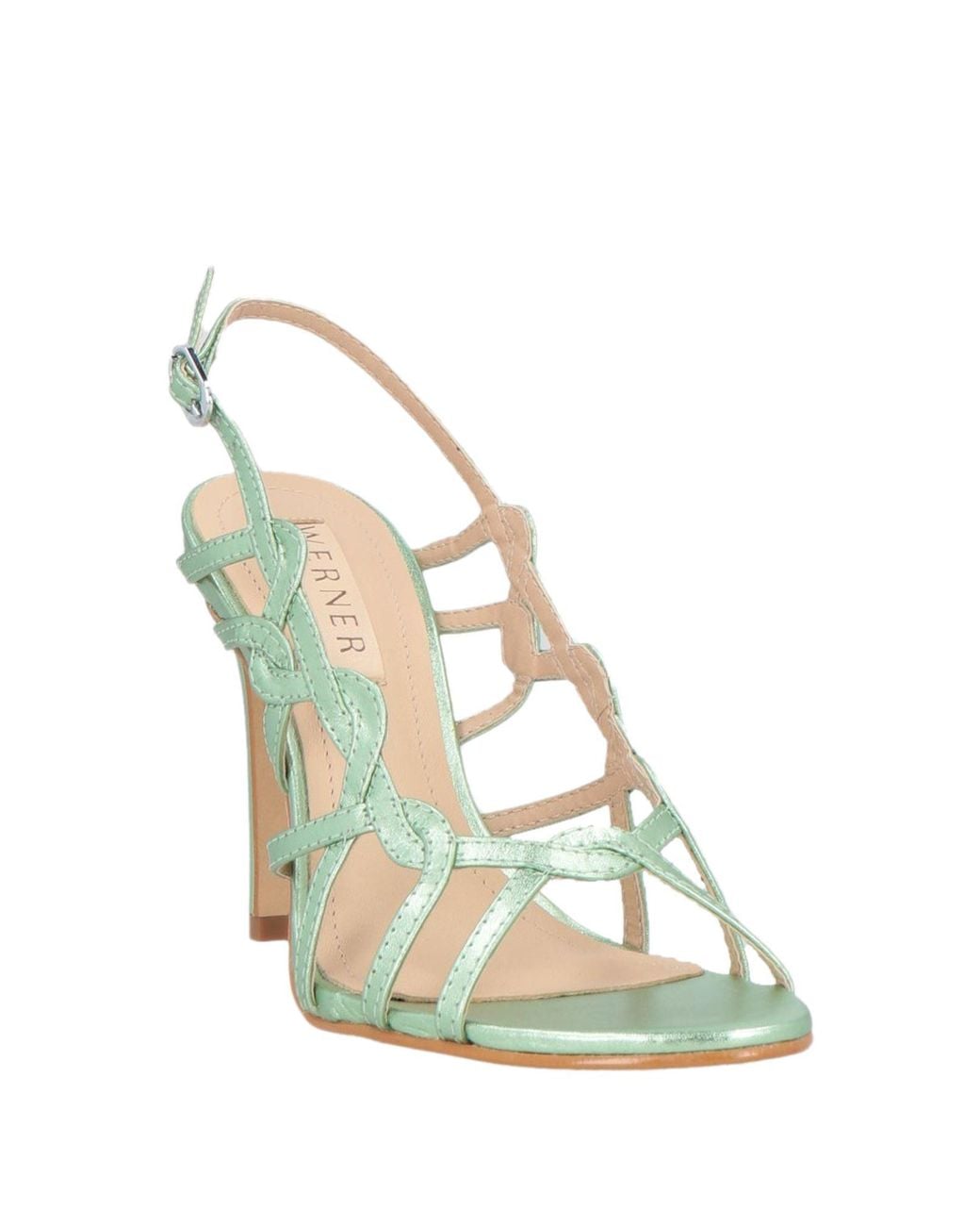 Werner Metallic Sandals