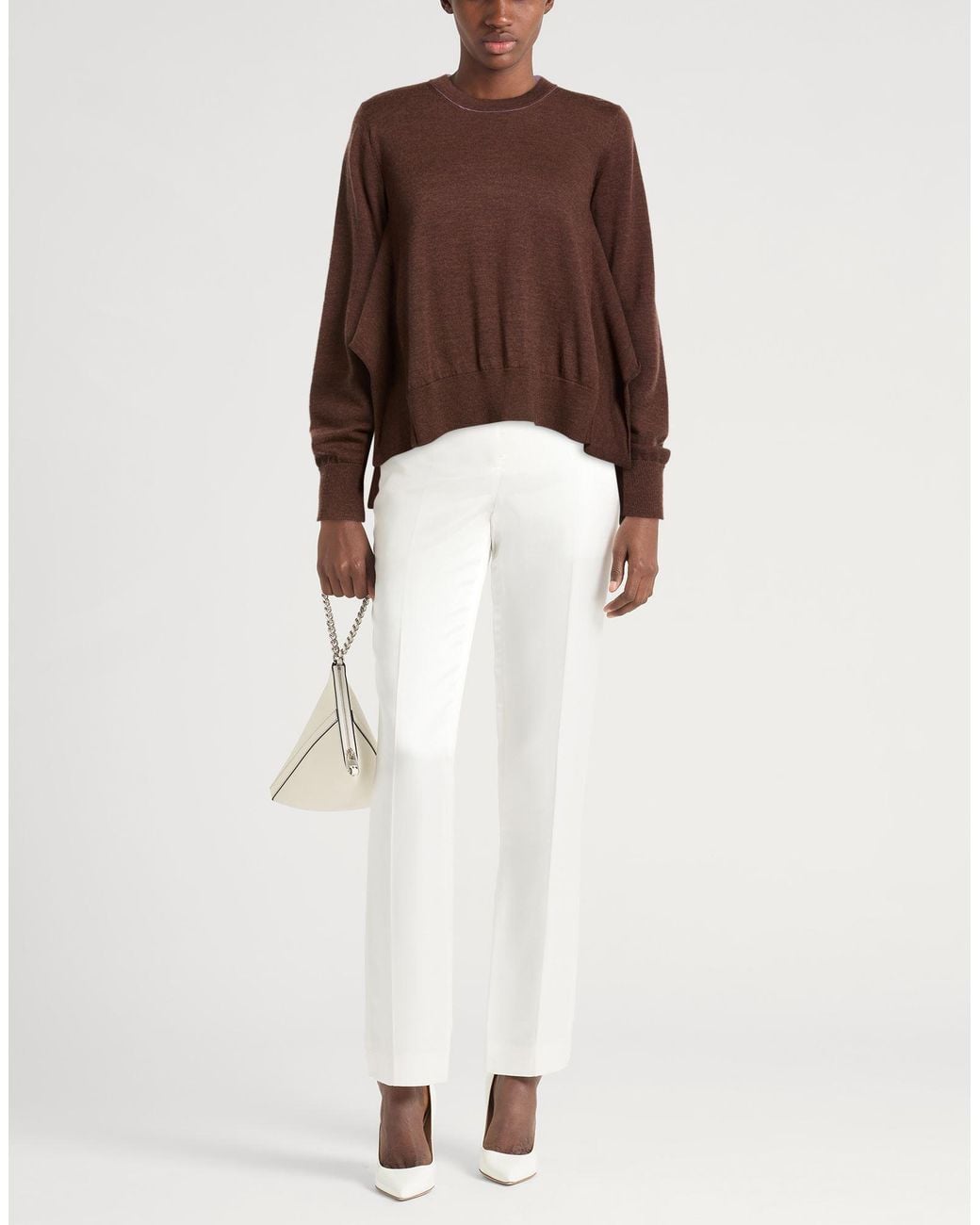 Colville Brown Sweater Virgin Wool, Polyamide