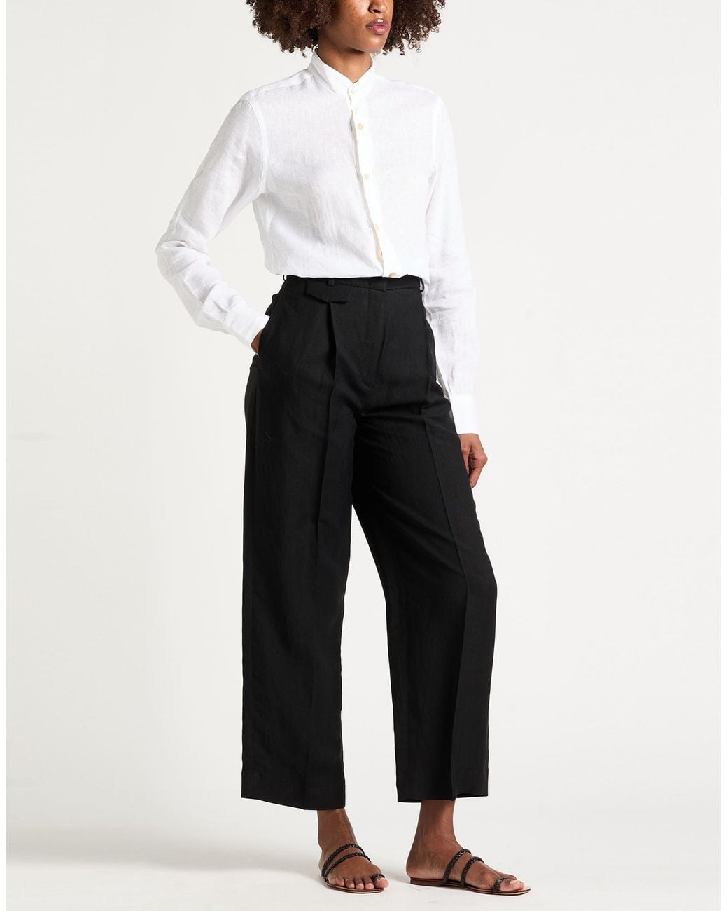 Eleventy White Platinum Shirt Linen