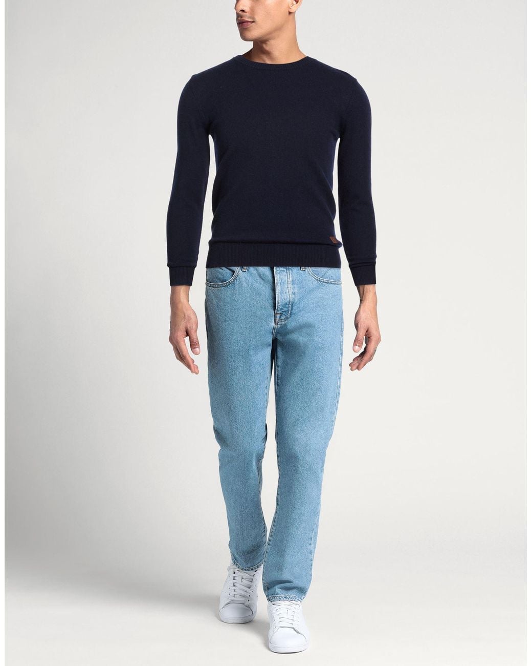 Gianni Lupo Blue Sweaters for men
