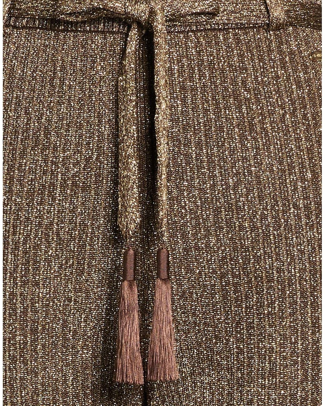 Tom Ford Brown Pants Viscose, Polyamide, Metallic Polyester, Polyurethane