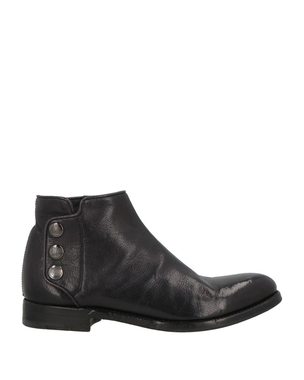 Alberto Fasciani Black Ankle Boots Leather