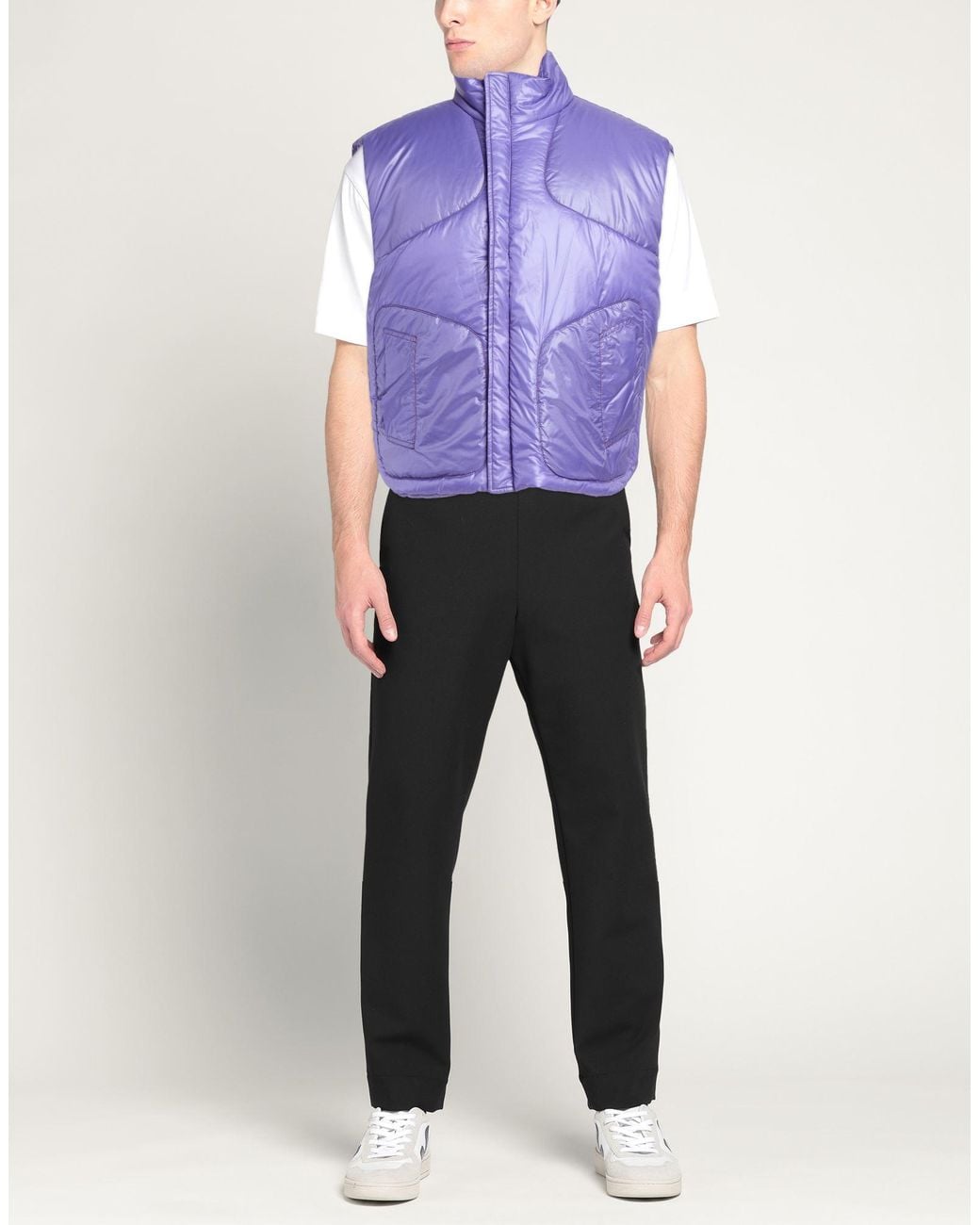 Paria Farzaneh Purple Vest Polyamide for men