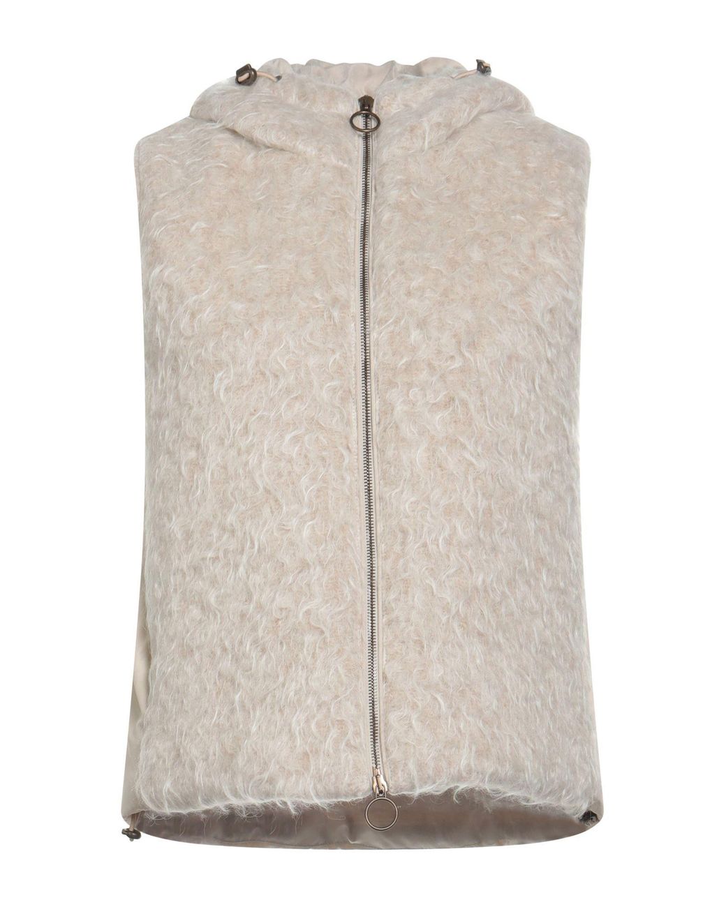 Eleventy Gray Shearling & Teddy