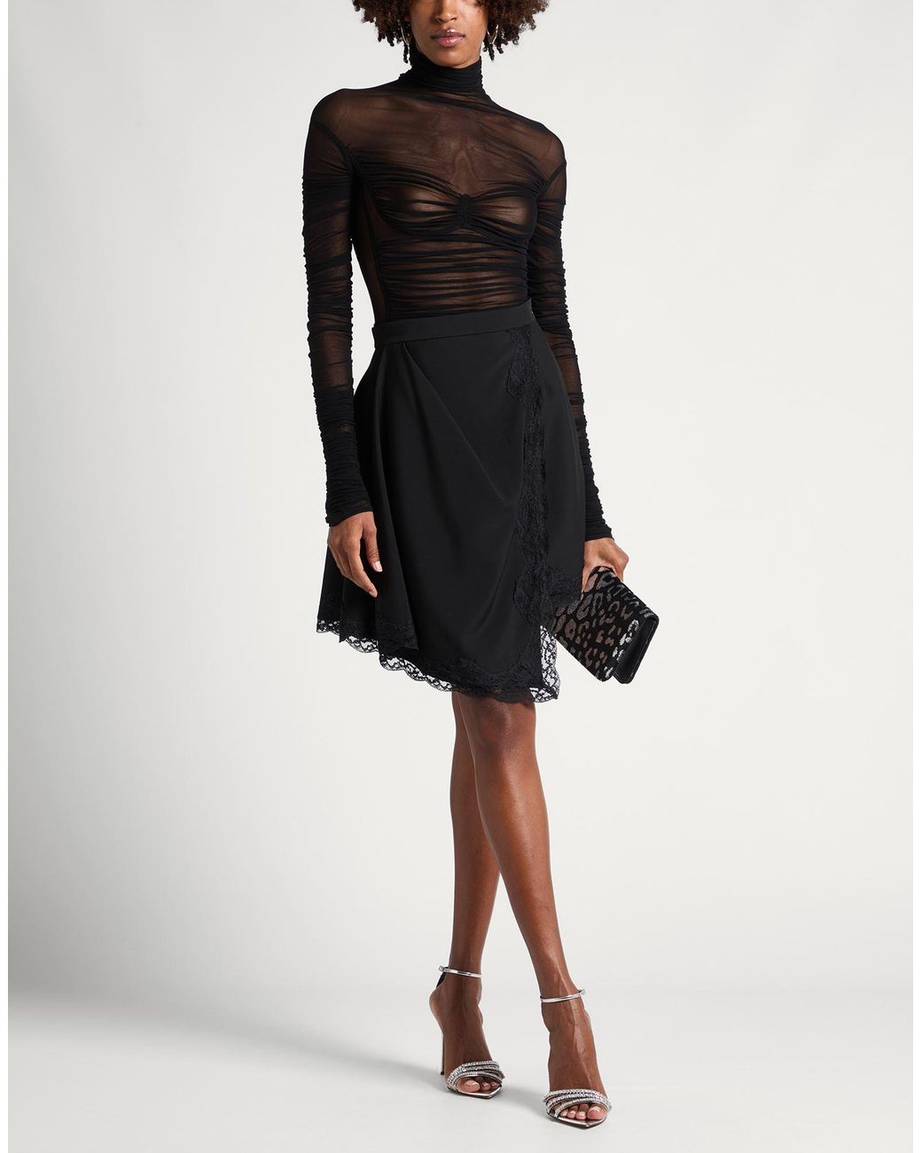Mugler Black Top Polyamide, Elastane