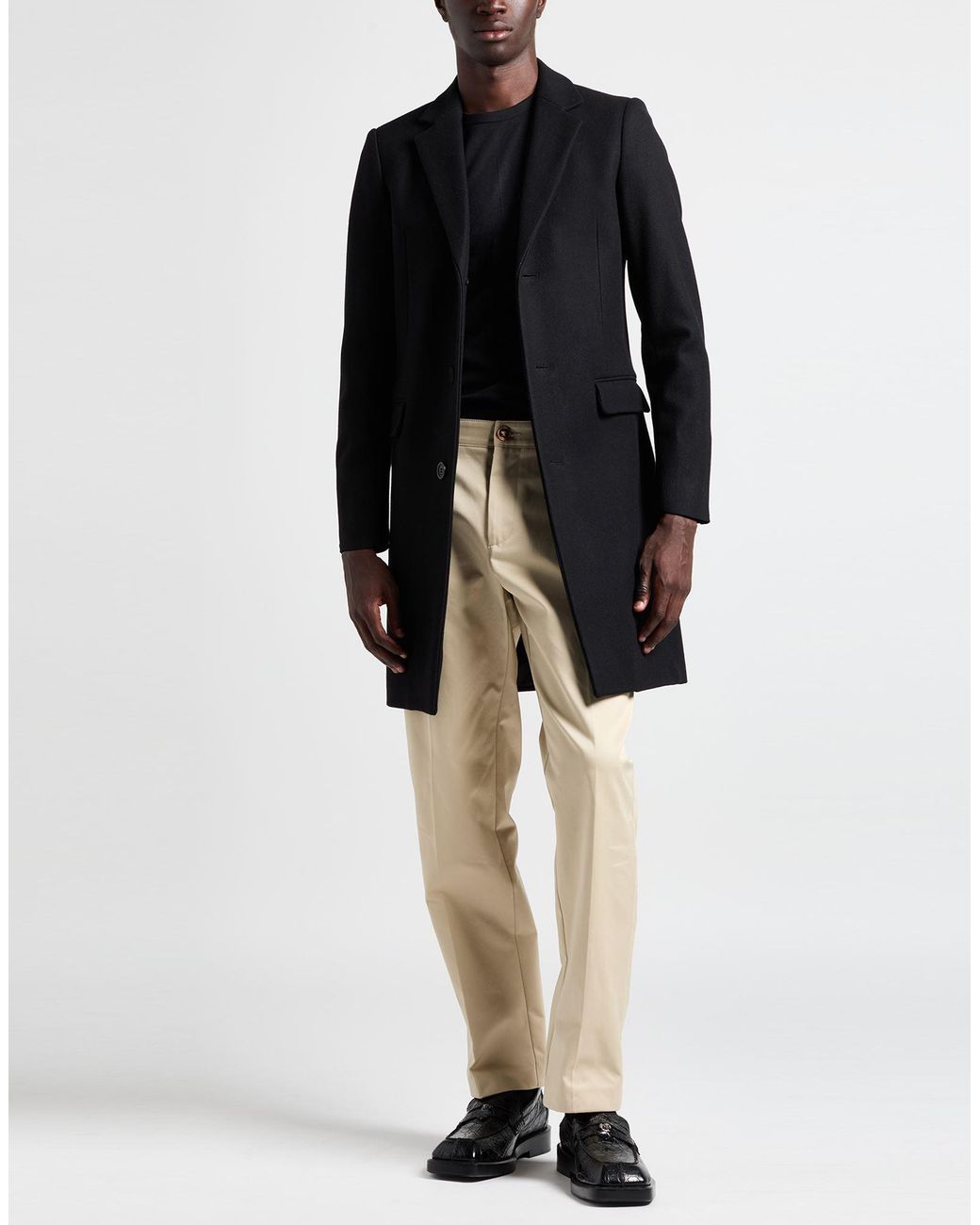 Sandro Black Coat for men