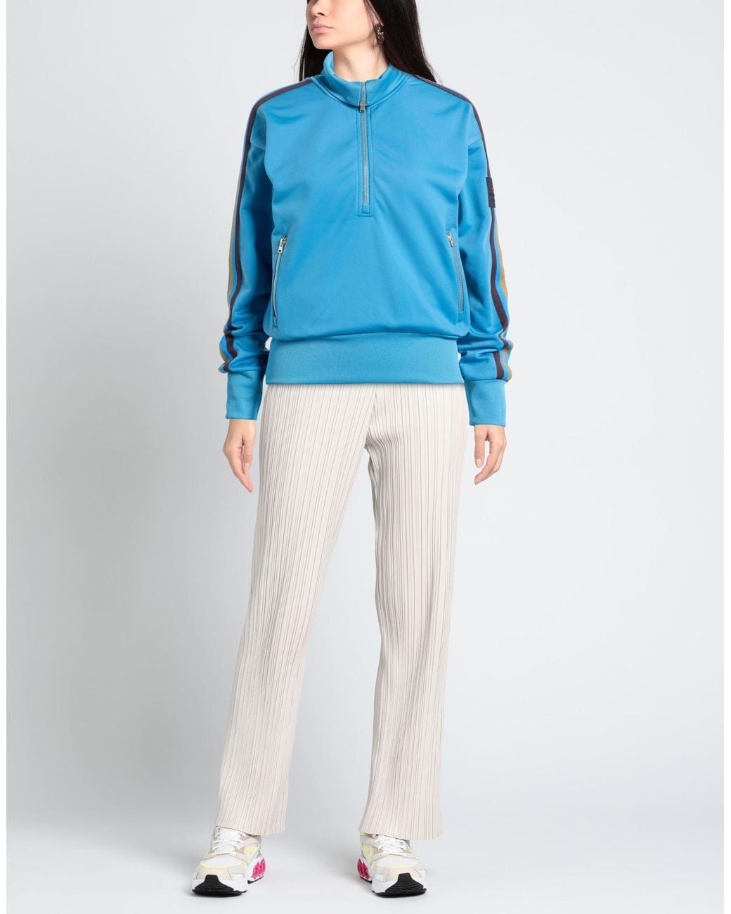 PEUTEREY.PLURALS Blue Sweatshirt