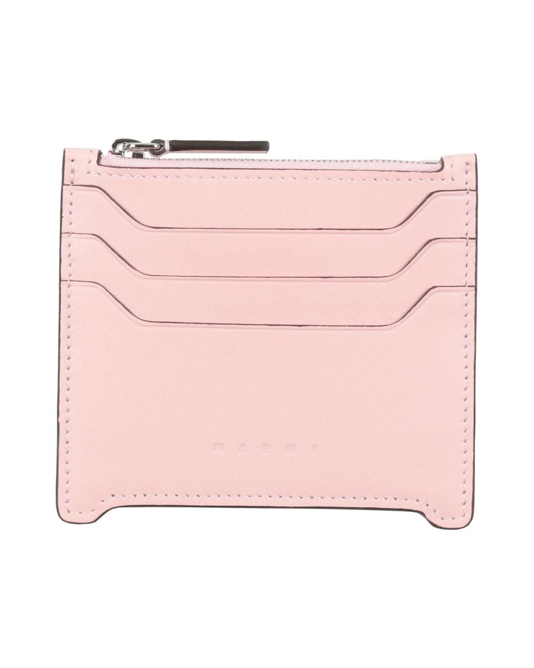Marni Pink Cardholder Cow Leather