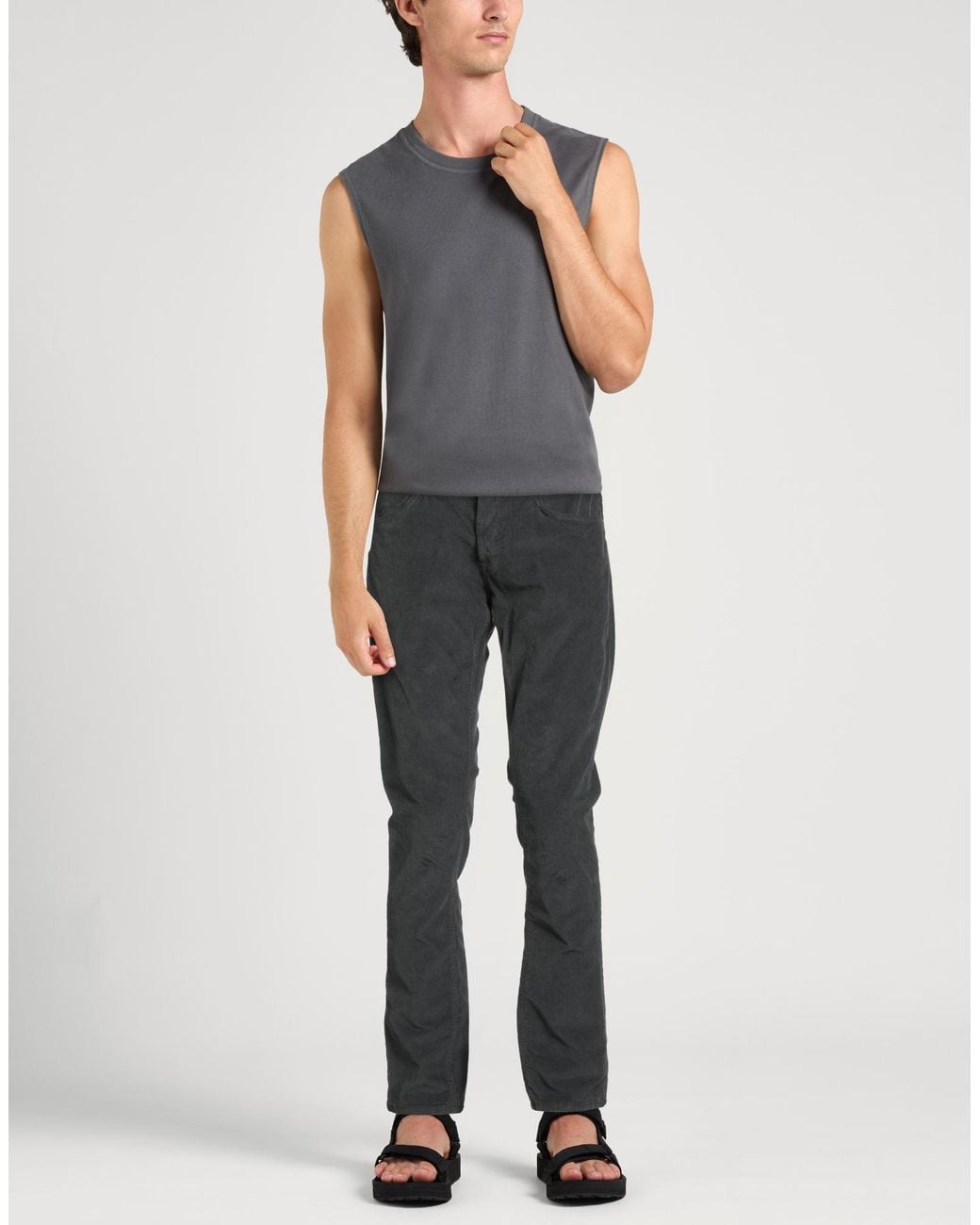 Dondup Gray Pants for men