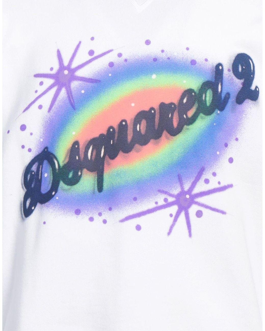 DSquared² White Sweatshirt Cotton for men