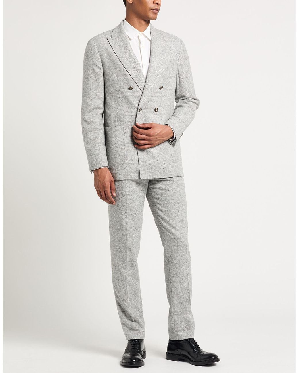 Brunello Cucinelli Gray Suit for men