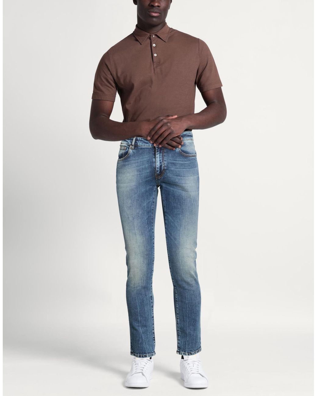 PT Torino Blue Jeans Cotton, Elastane for men