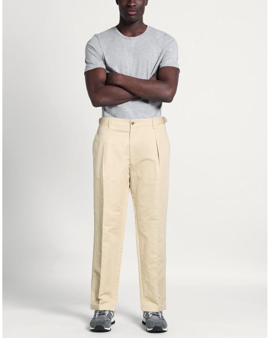 Briglia 1949 Natural Pants Cotton, Linen for men