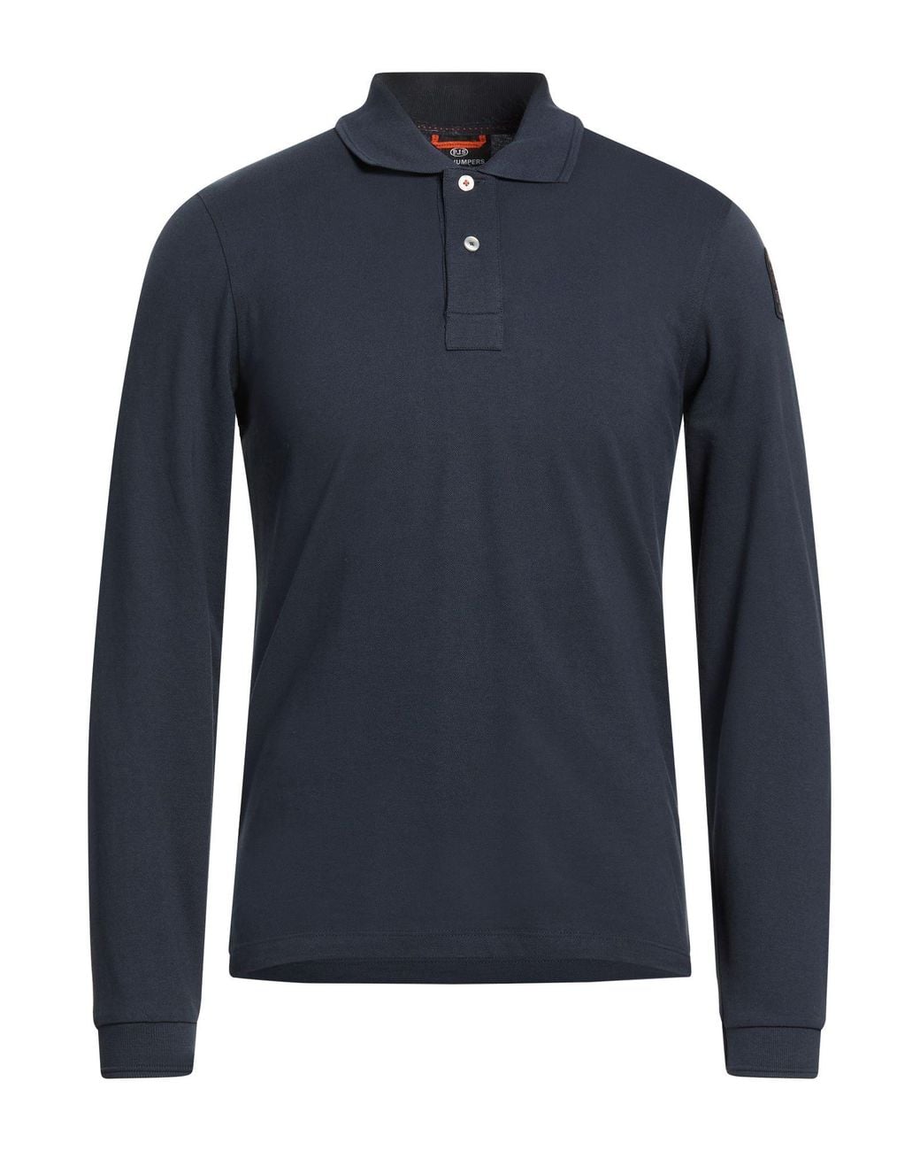 Parajumpers Blue Polo Shirt Cotton for men