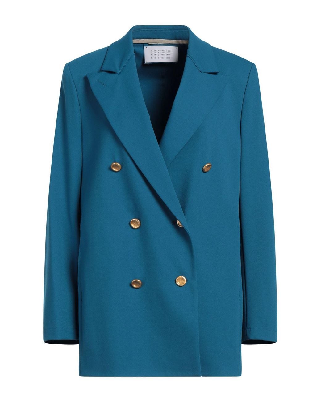 Harris Wharf London Blue Blazer Viscose, Polyamide, Elastane