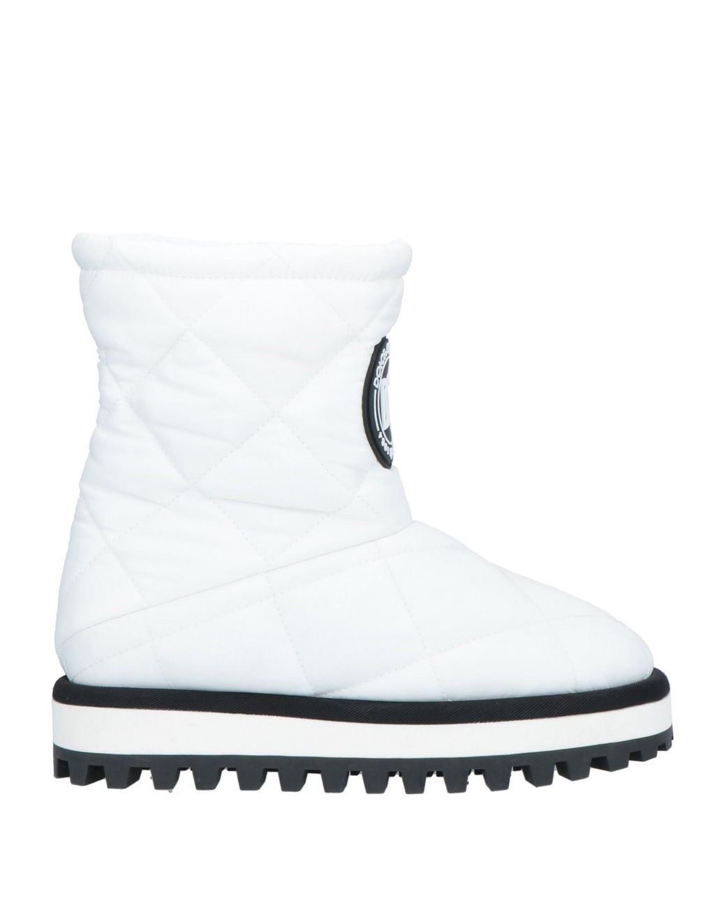 Dolce & Gabbana White Ankle Boots