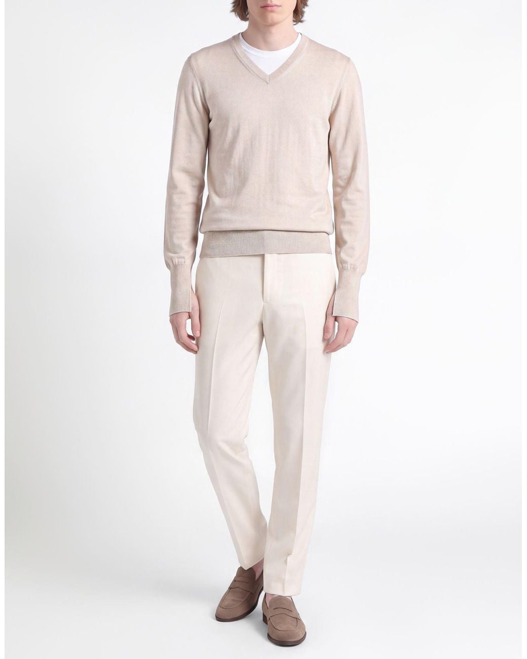 Alpha Studio White Sweaters for men