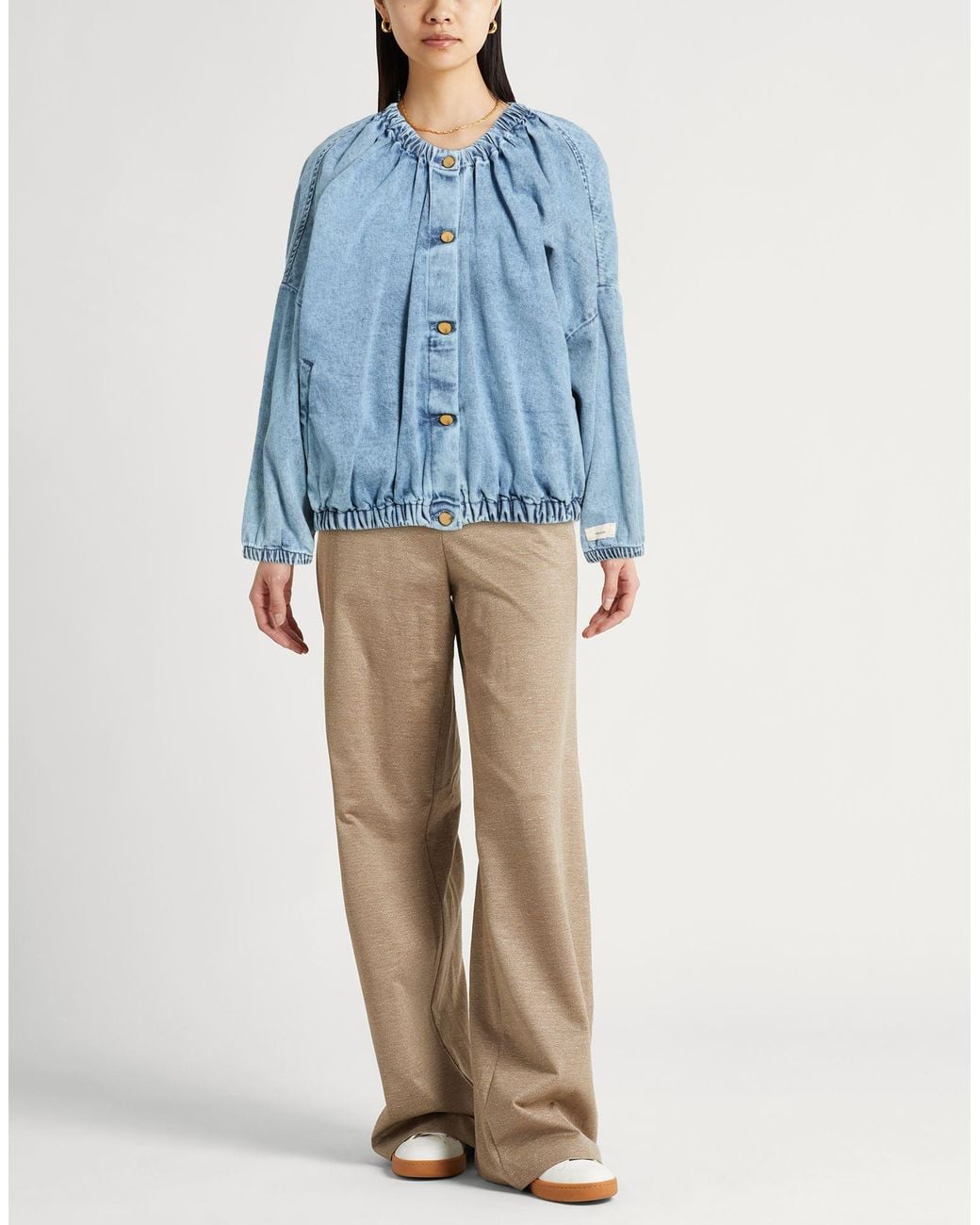 Alysi Blue Denim Outerwear