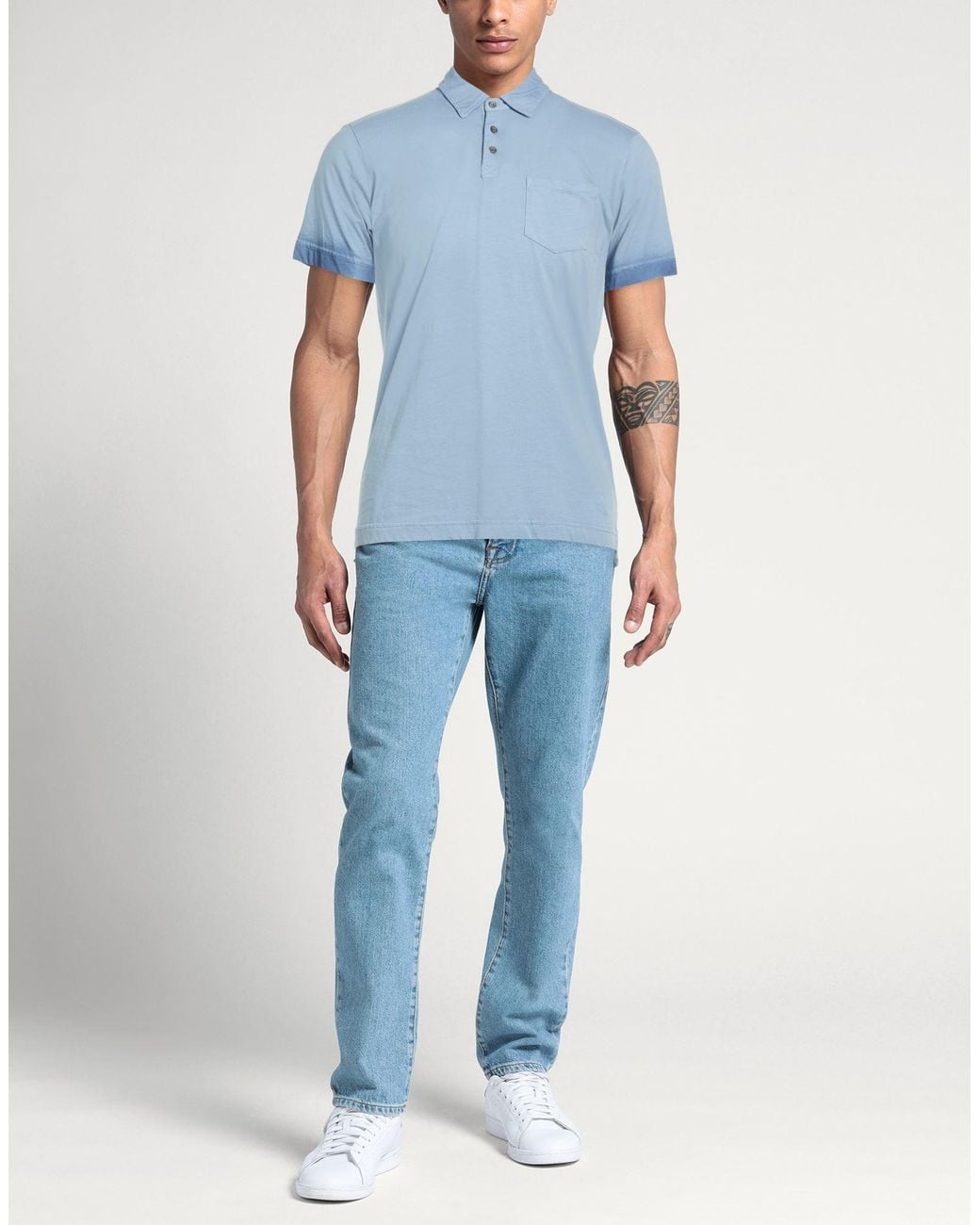 Polo Crossley de hombre de color Blue
