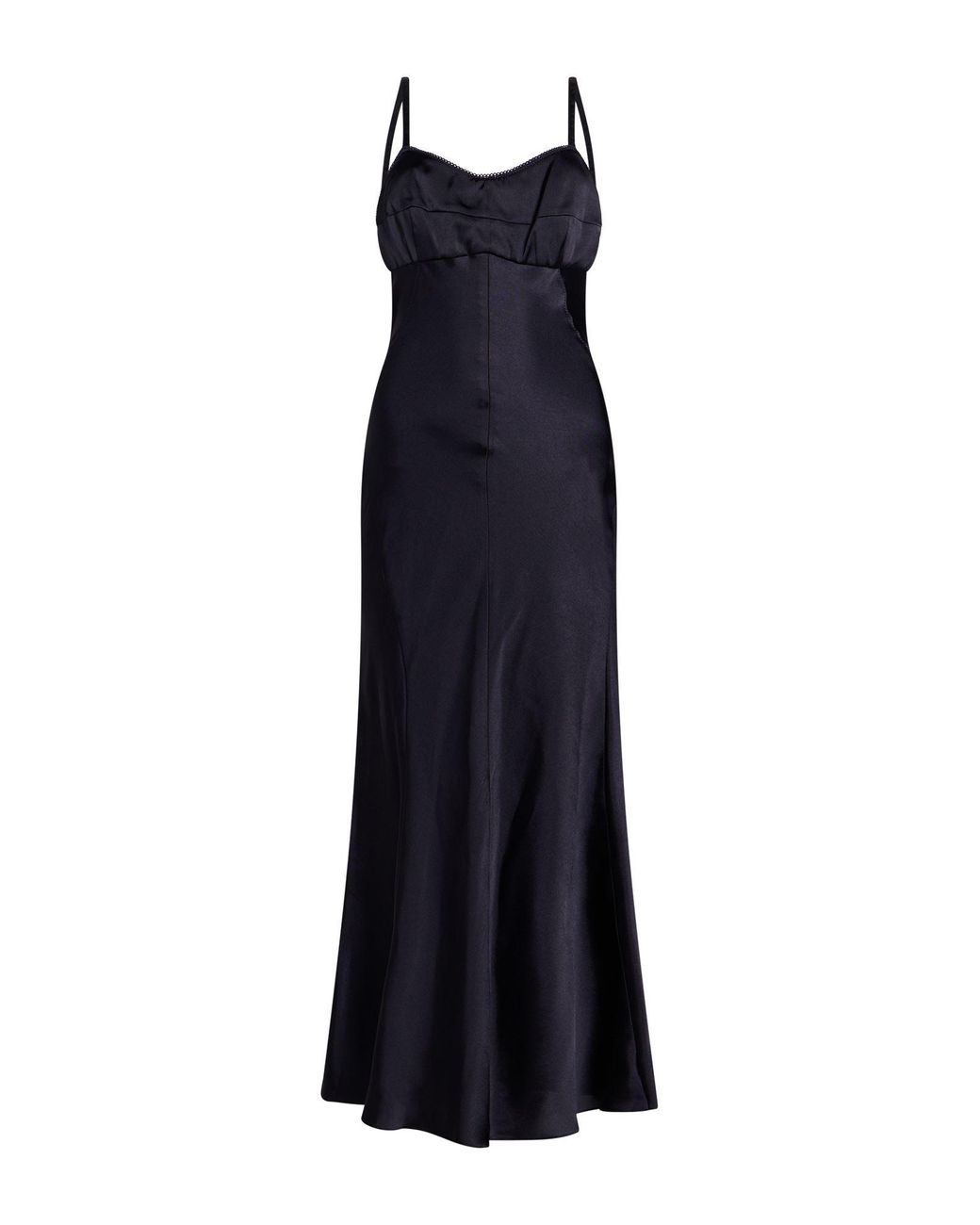 Sandro Blue Midnight Maxi Dress Polyester
