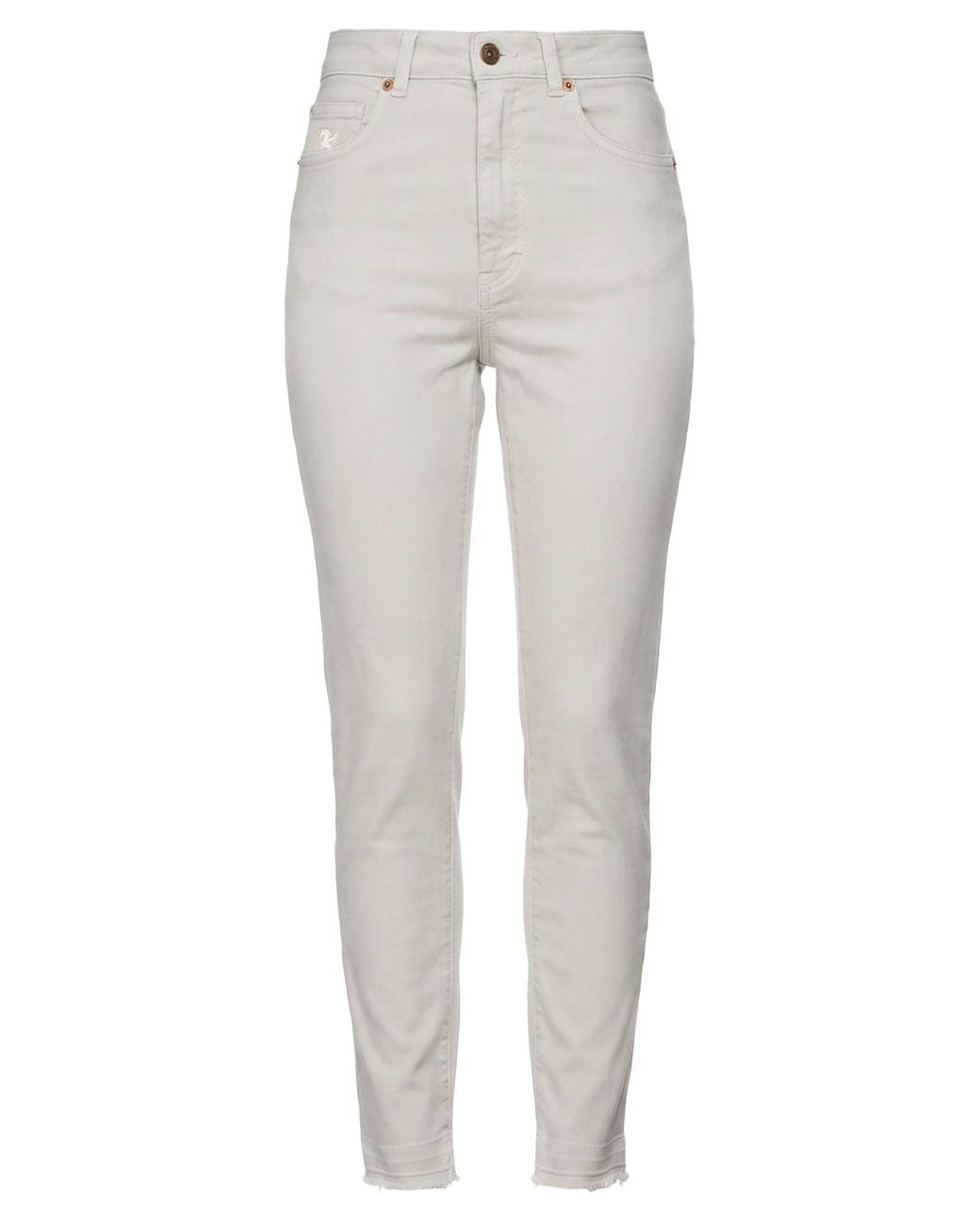 European Culture Gray Light Pants Cotton, Elastane