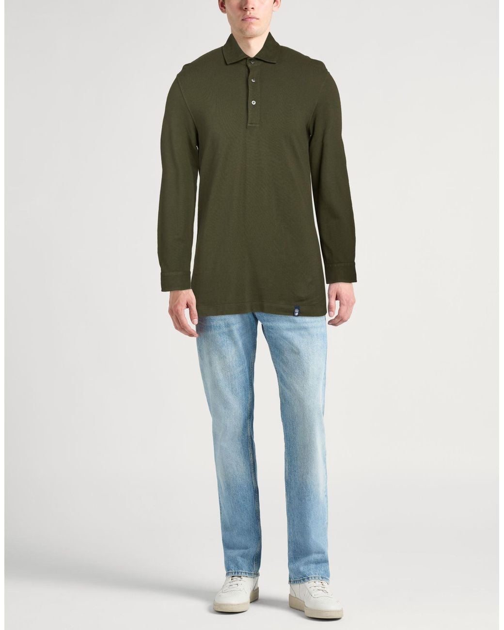 Drumohr Green Polo Shirt for men