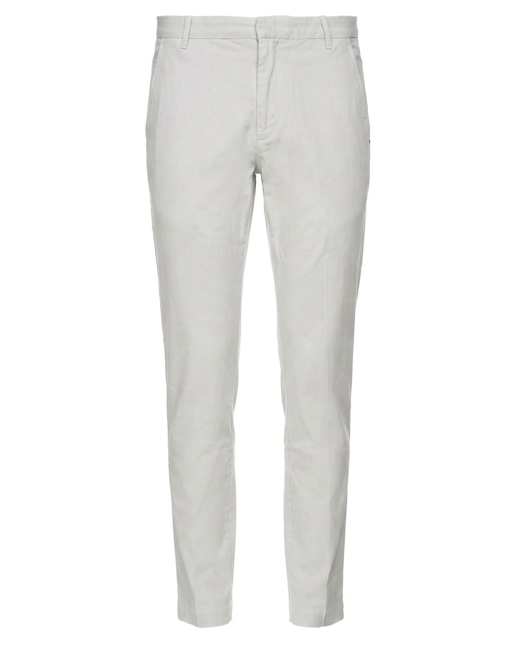 Entre Amis Gray Pants Cotton, Tencel, Elastane for men