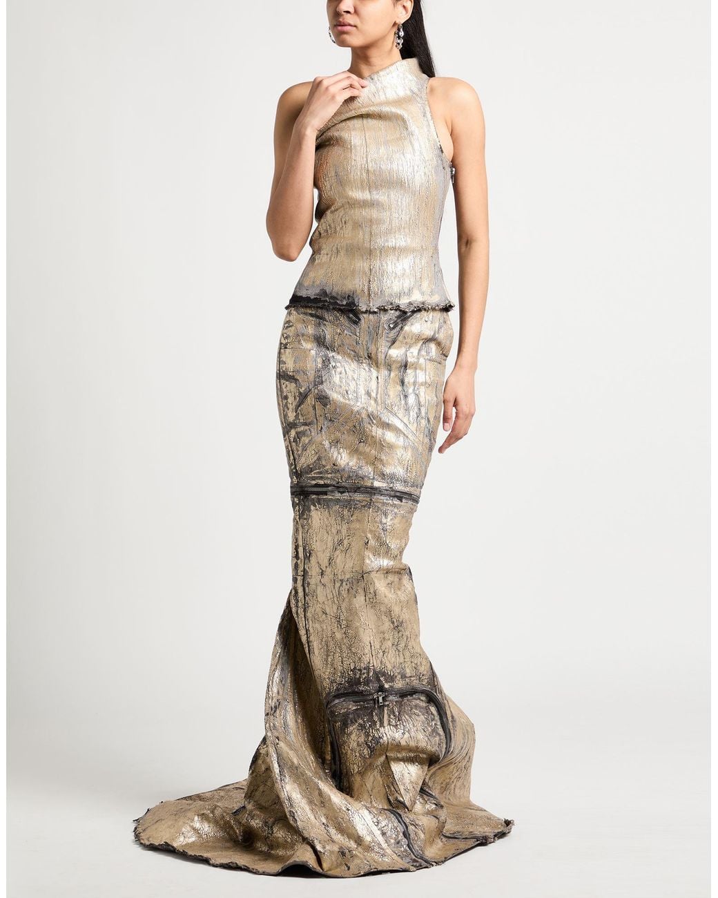 Top Rick Owens de color Natural