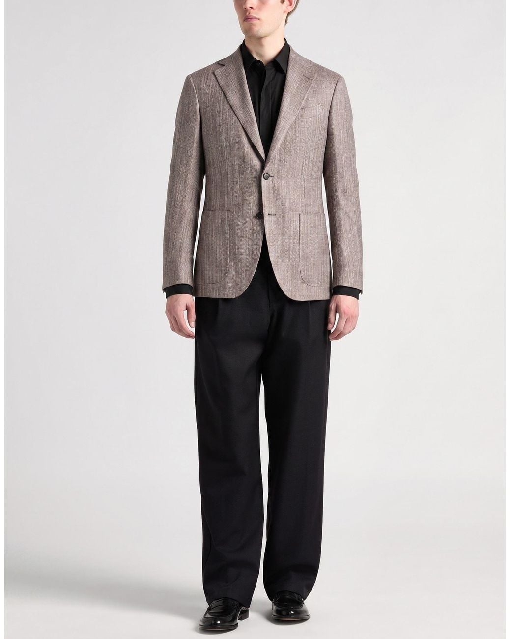 Caruso Gray Blazer for men