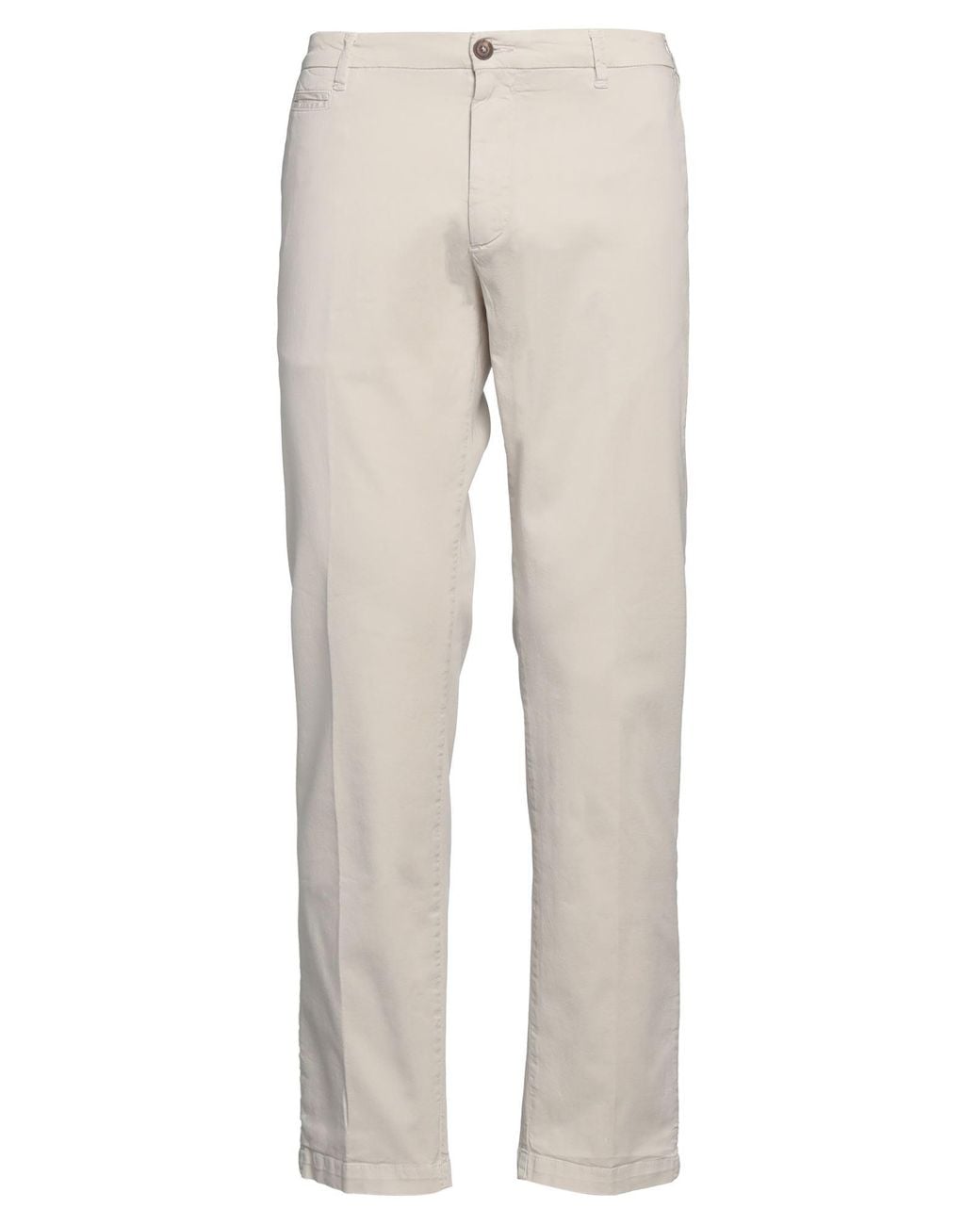 40weft Natural Pants Cotton, Elastane for men
