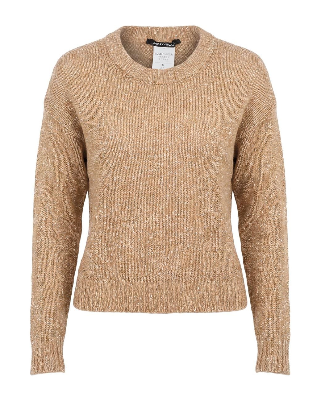 Pennyblack Natural Sweater Polyester, Acrylic, Mohair Wool, Wool, Elastane