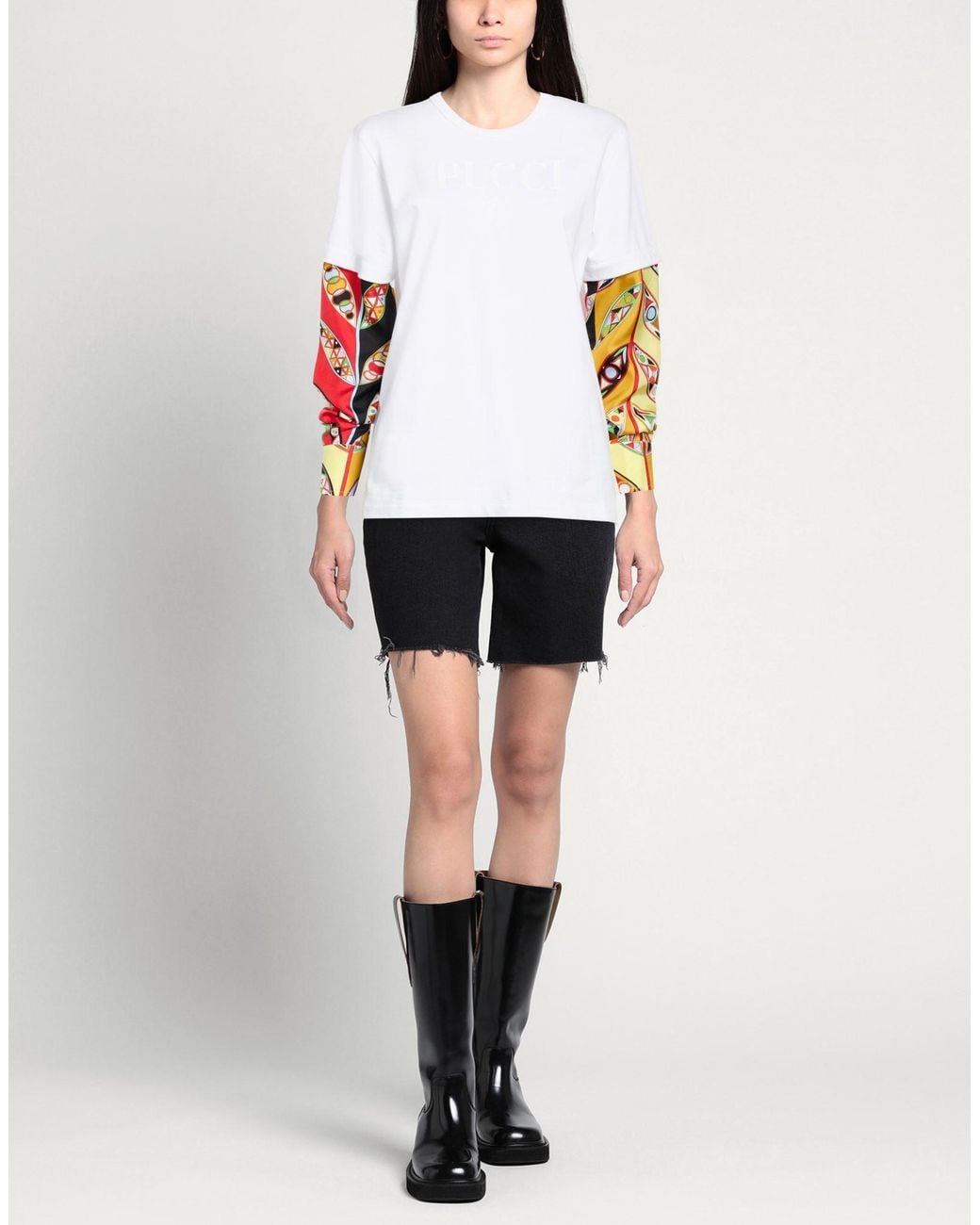 Emilio Pucci White T-Shirt Cotton