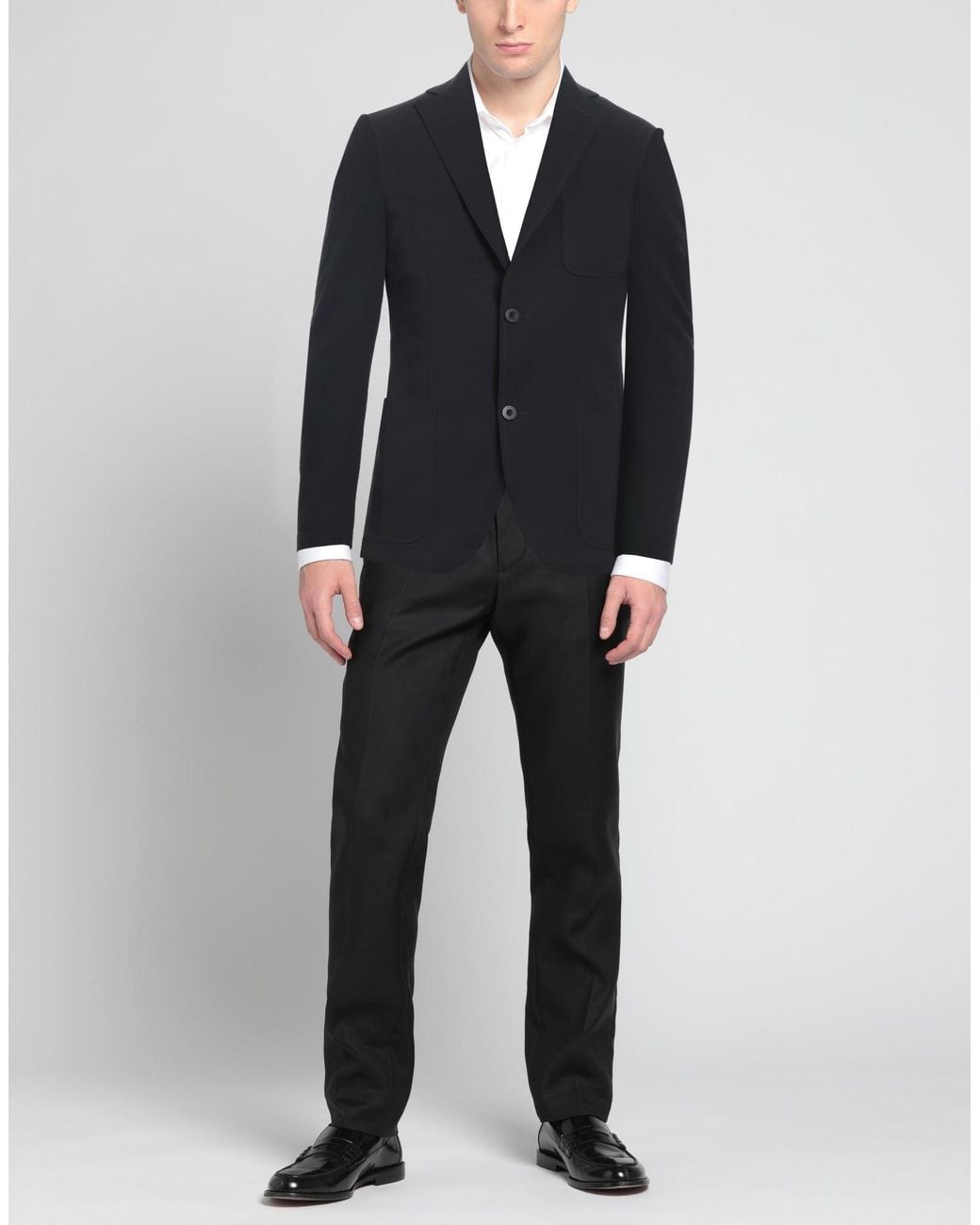 Montedoro Black Blazer for men